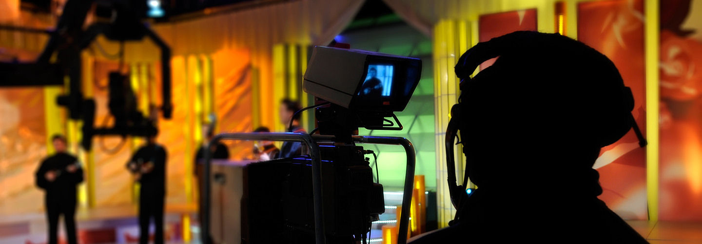 TV-team i studio