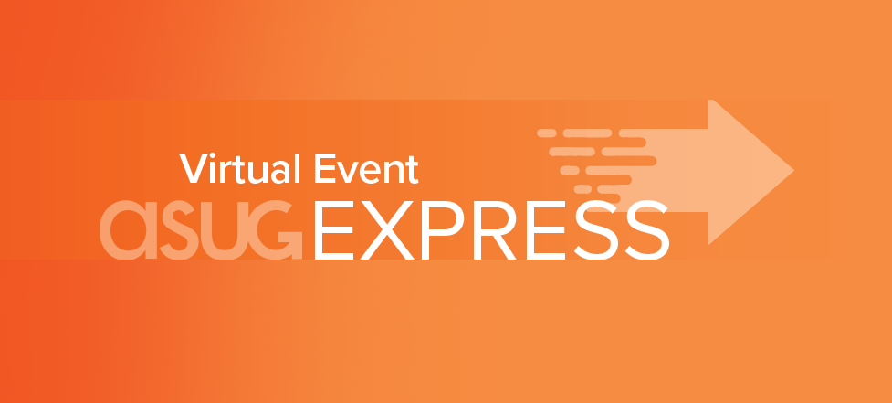event-logo Asug Express på orange bakgrund